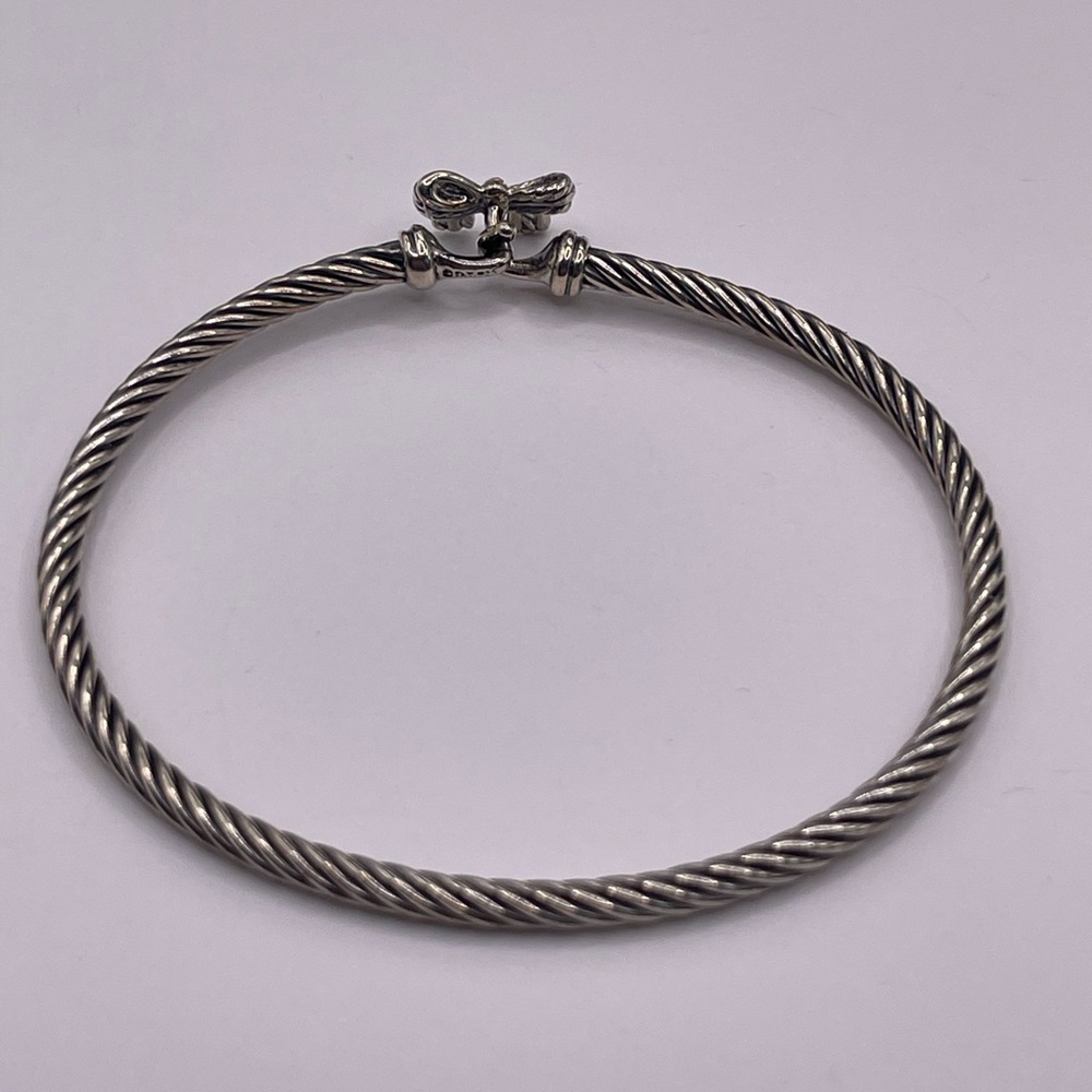 David Yurman Chatelaine Bow Bracelet with Sterling Silver - Picture 2 of 8